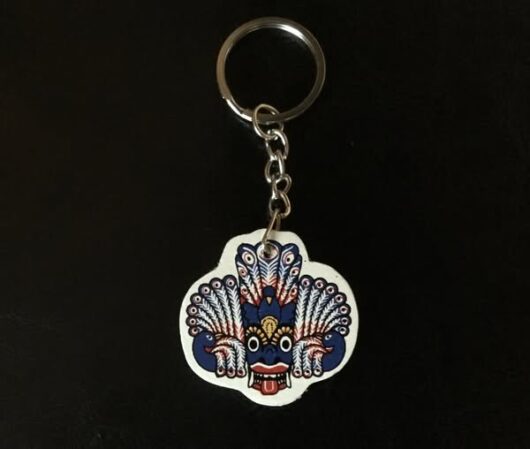 Beautiful Handmade Traditional Wooden mask Key Chains - Image 4